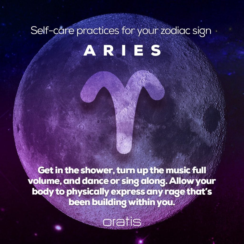 Self care practices for Aries